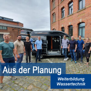 Gruppenfoto der Weiterbildung "Wassertechnik" bei den Ebert Ingenieuren Niederlassung Leipzig