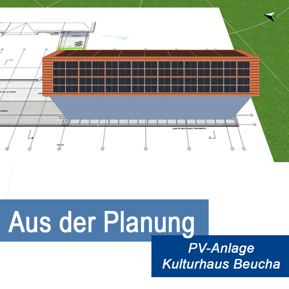 Planung Photovoltaikanlage historisches Kulturhaus Beucha